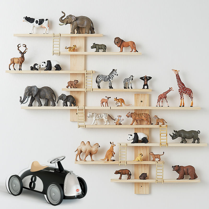 Pop Display Shelf - Rak Display Model Hewan Kamar Anak-anak