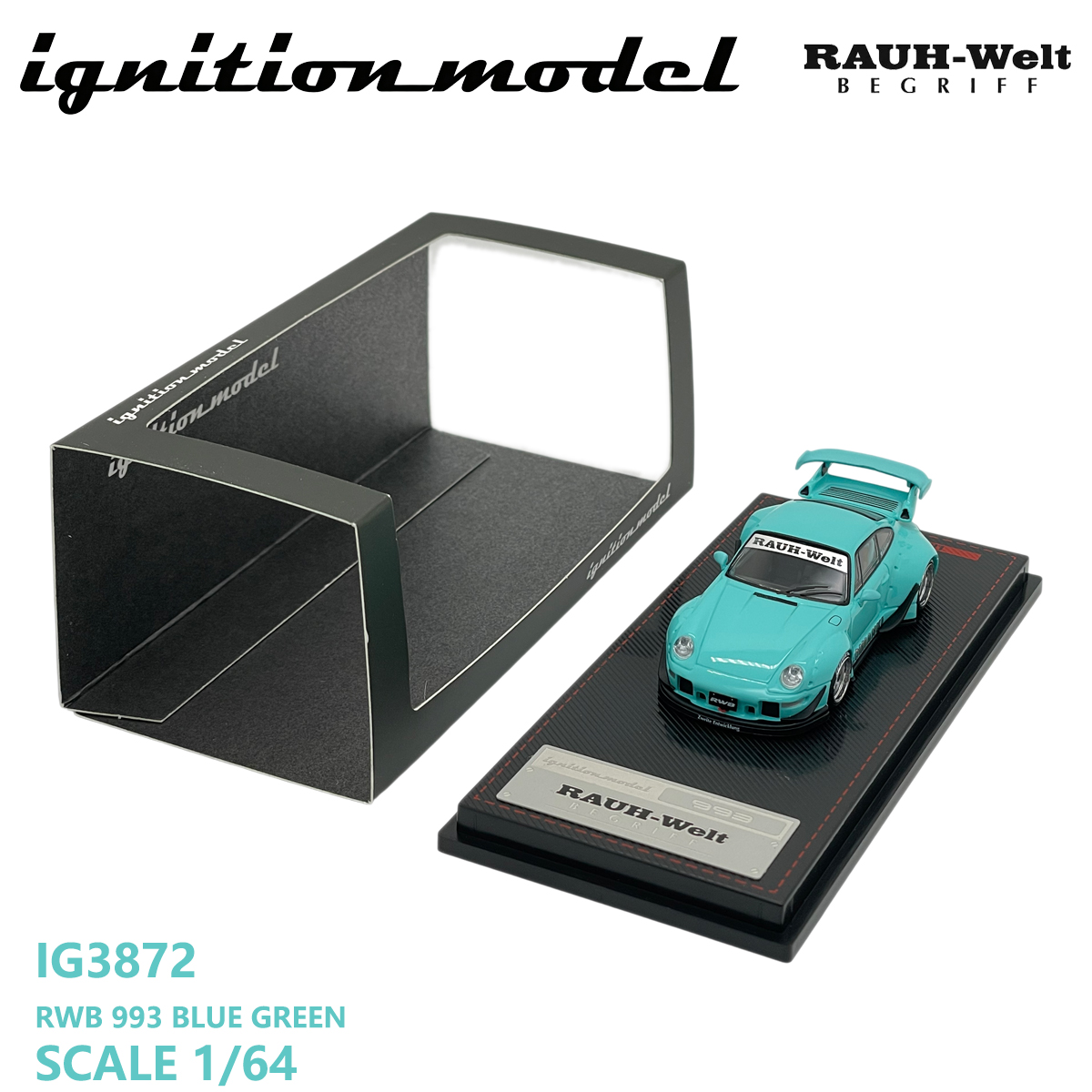 Die Cast Car 1 64 - Model Mobil Diecast Porsche 911 RWB