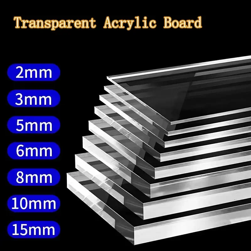 Display Case Acrylic - Plexiglass transparan pelat akrilik bening PMMA
