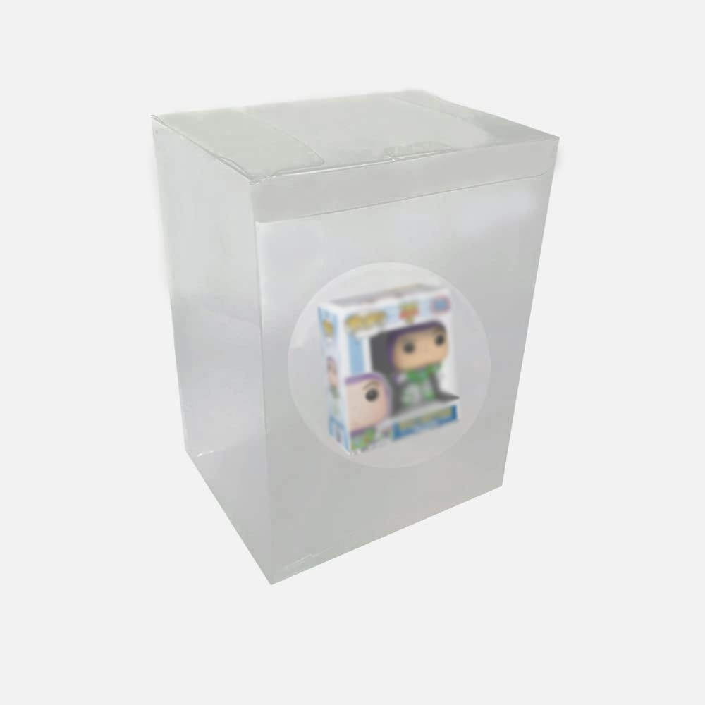 Funko Pop Protector - RUITROLIKER kotak plastik bening 4 inci,