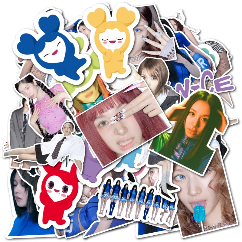 Vinyl Figure Blank - 56PCS Stiker Grafiti Karakter Anime TWICE