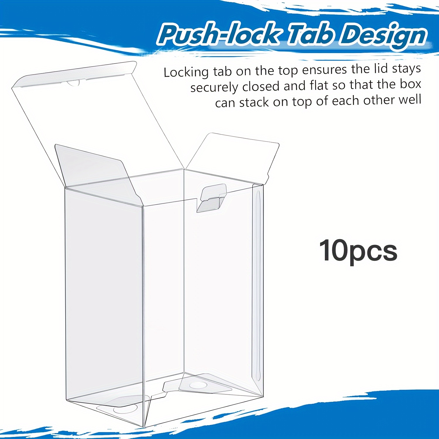 Pop Display Shelf - Kotak Display Pop Transparan Kompatibel dengan
