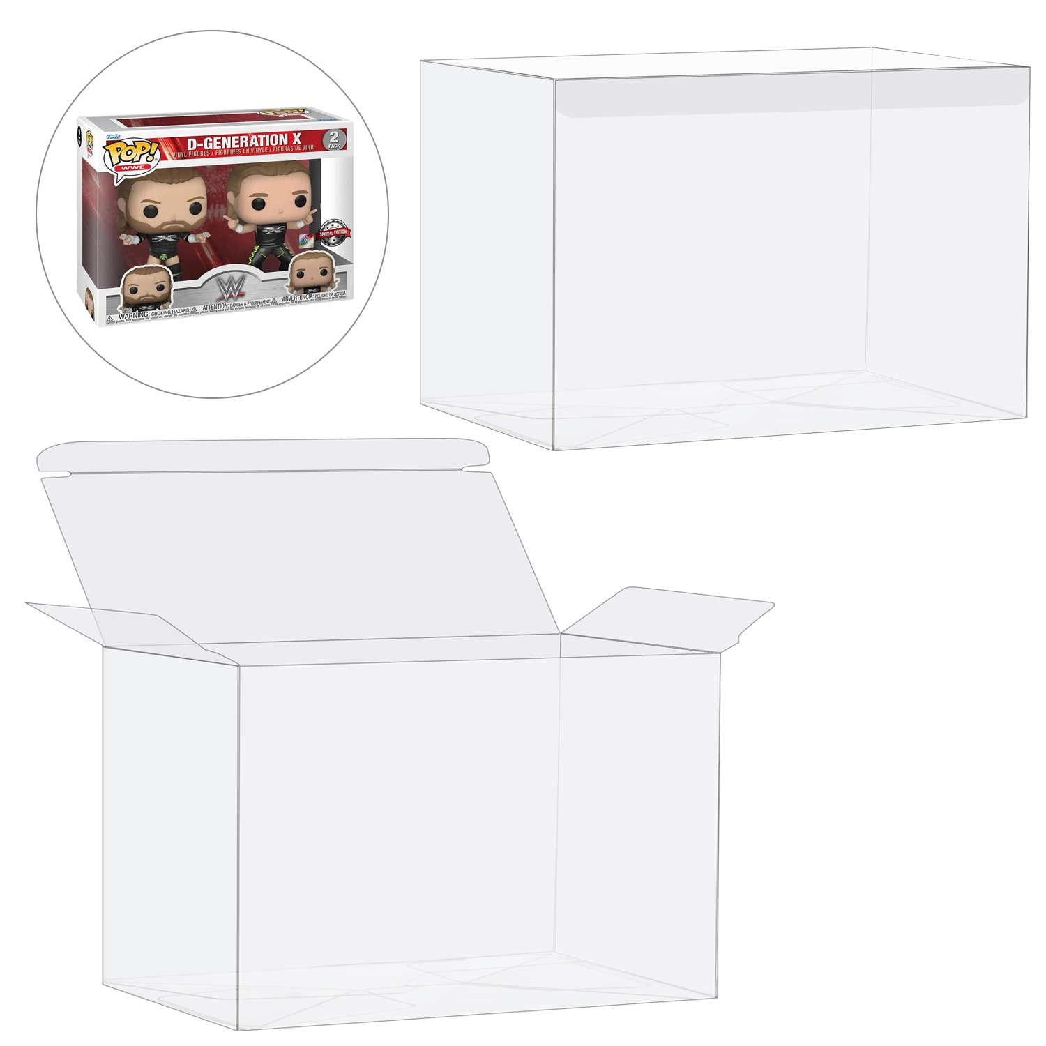 Funko Pop Protector - HIGOPLAY casing pelindung 2 dalam 1