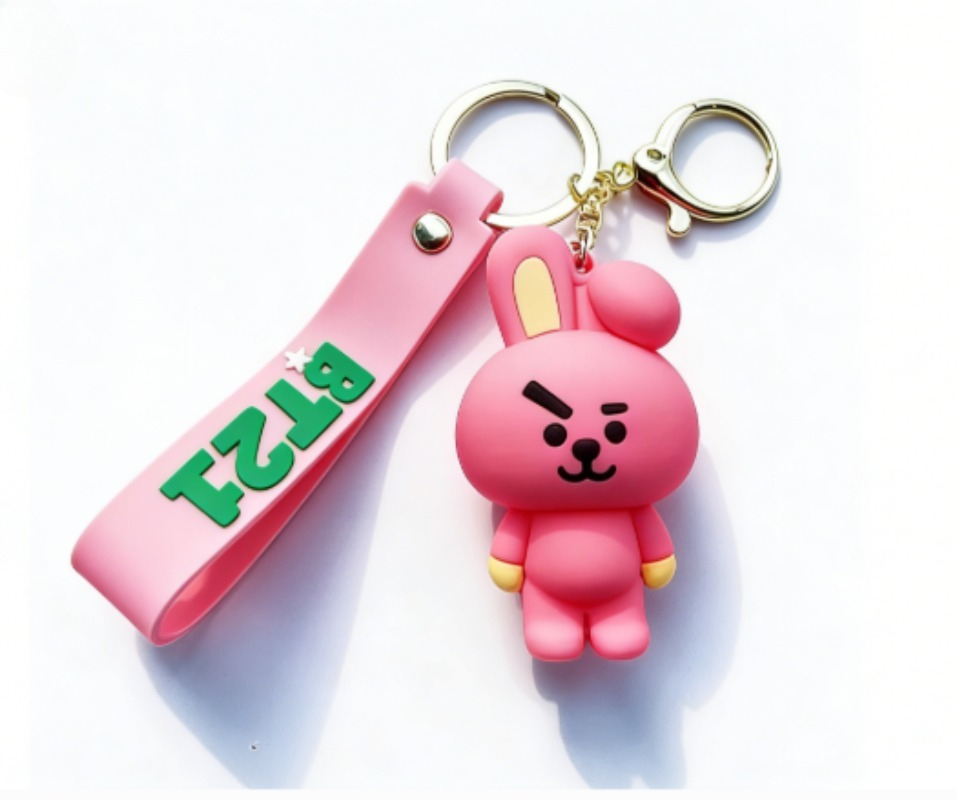 Vinyl Figure Blank - Gantungan Kunci BT21 Koya RJ Shooky