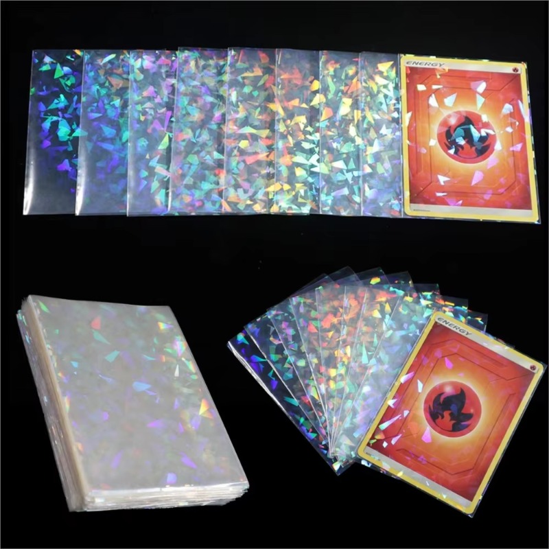 Card Penny Sleeve - Sarung Kartu Laser Pelangi Efek Pecah
