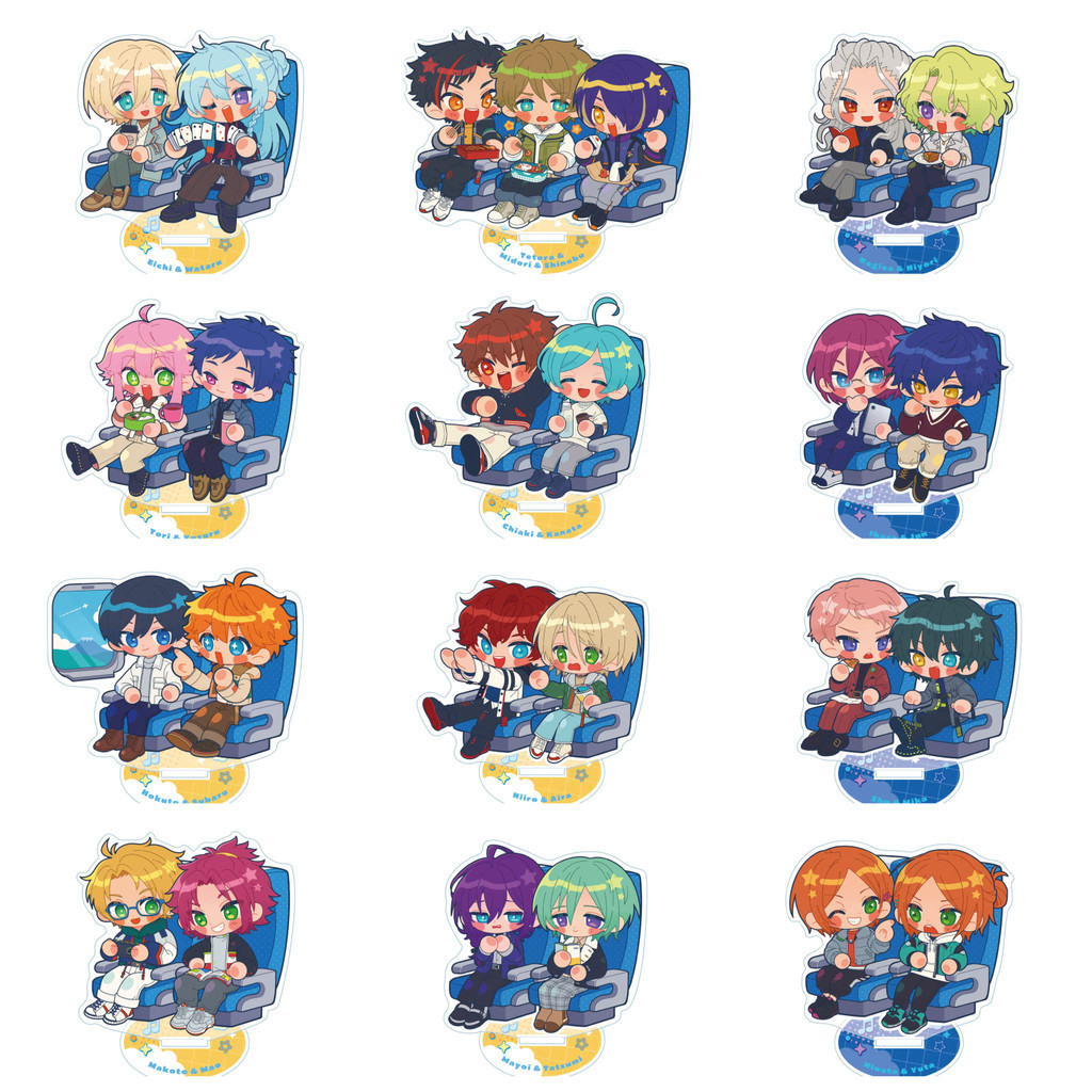 Action Figure Stand - Figur Ensemble Stars, Figur Akrilik, Model