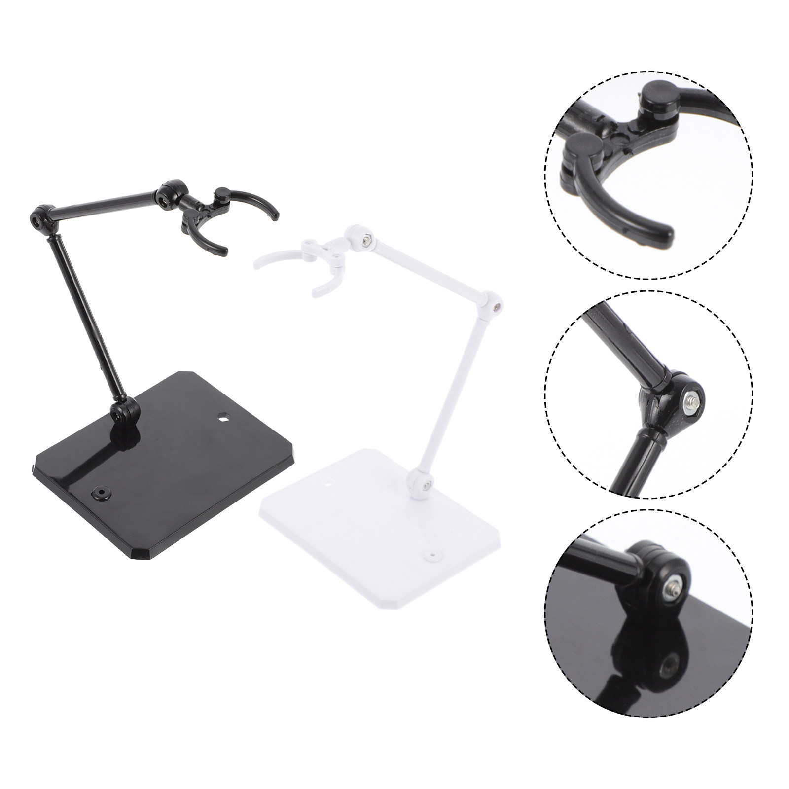 Action Figure Stand - 2Pcs Set Rak Display Plastik untuk