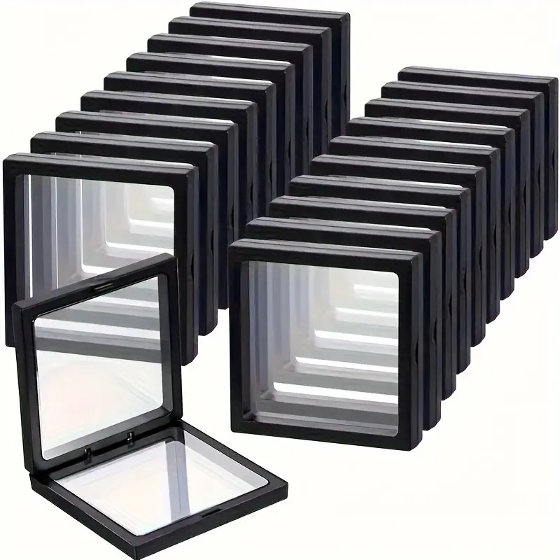 Display Case Acrylic - 20 Buah Kotak Penyimpanan Perhiasan Akrilik