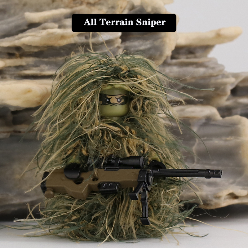 Seri Militer Figur Tentara Blo - Lego Minifigure Holder ulasan dan harga