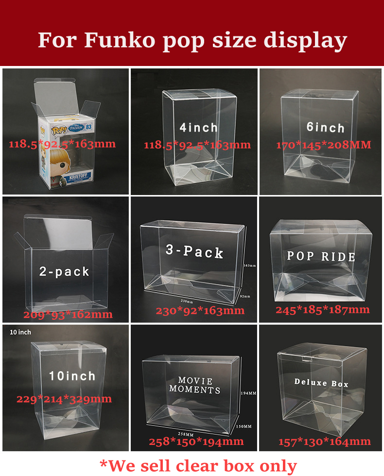 Kotak Transparan Bening untuk  - Funko Pop Protector ulasan dan harga
