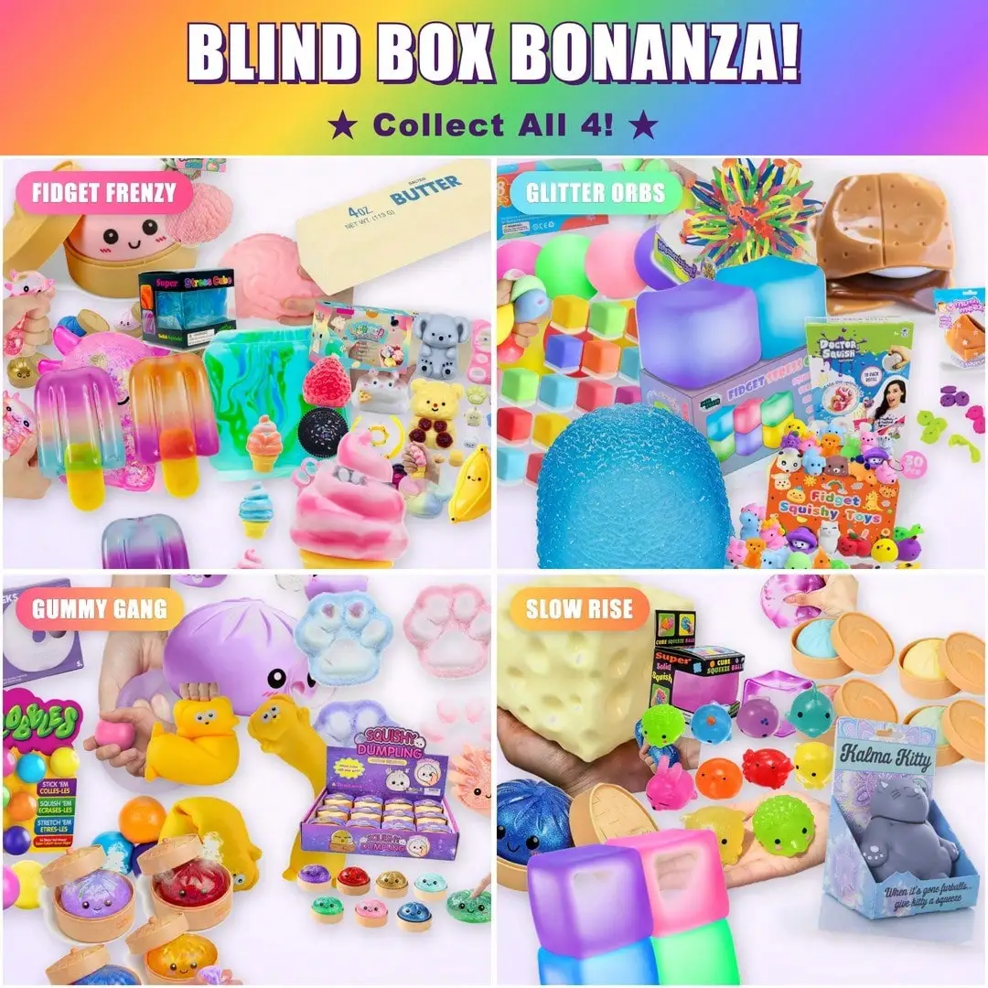 100styles Squishy Squeeze Fidg - Mystery Box Blind Bag ulasan dan harga