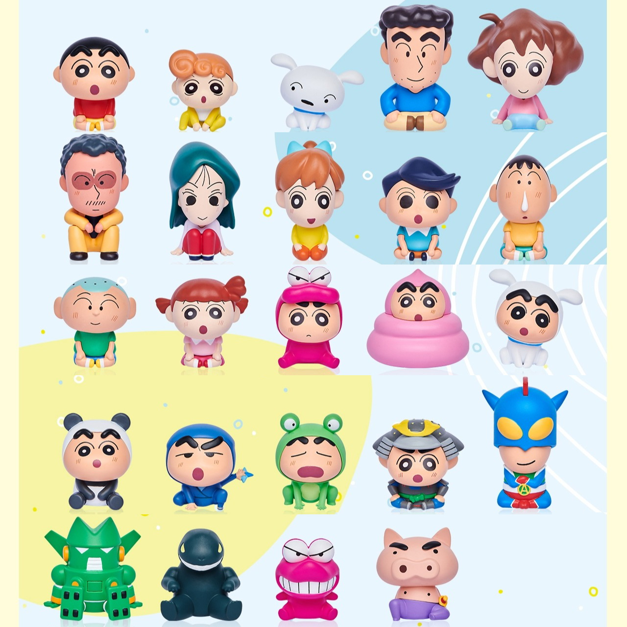 Shinnosuke Nohara Family Figur - Capsule Toy Gashapon ulasan dan harga
