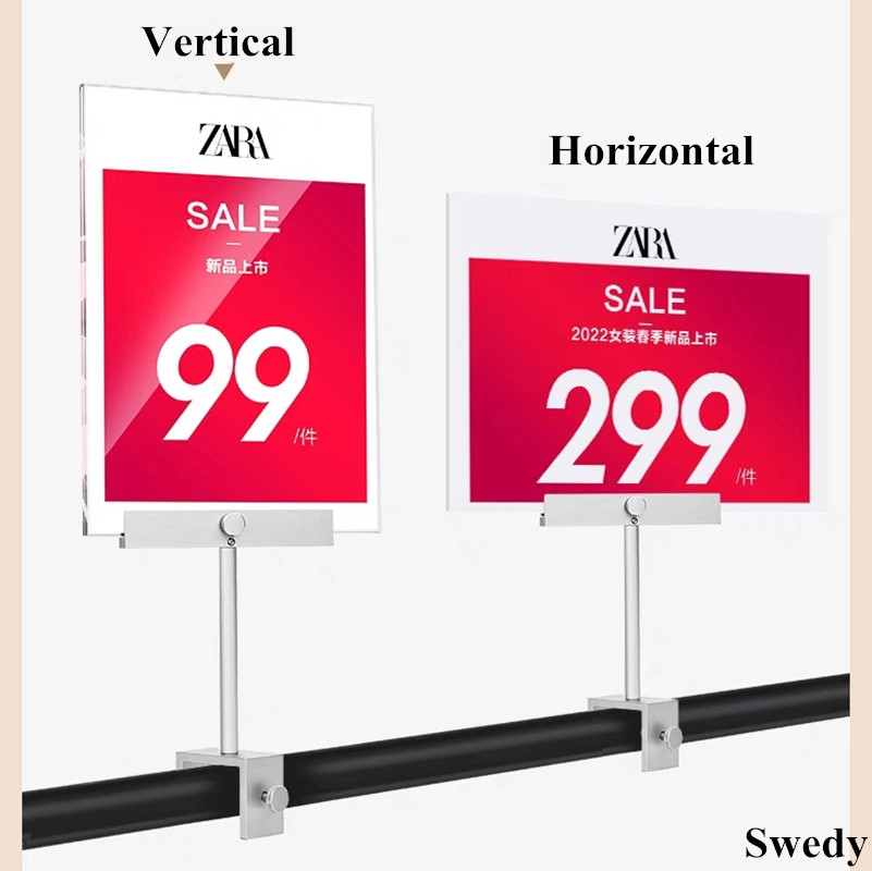 A5 148X210Mm Baja Tahan Karat  - Pop Display Shelf ulasan dan harga