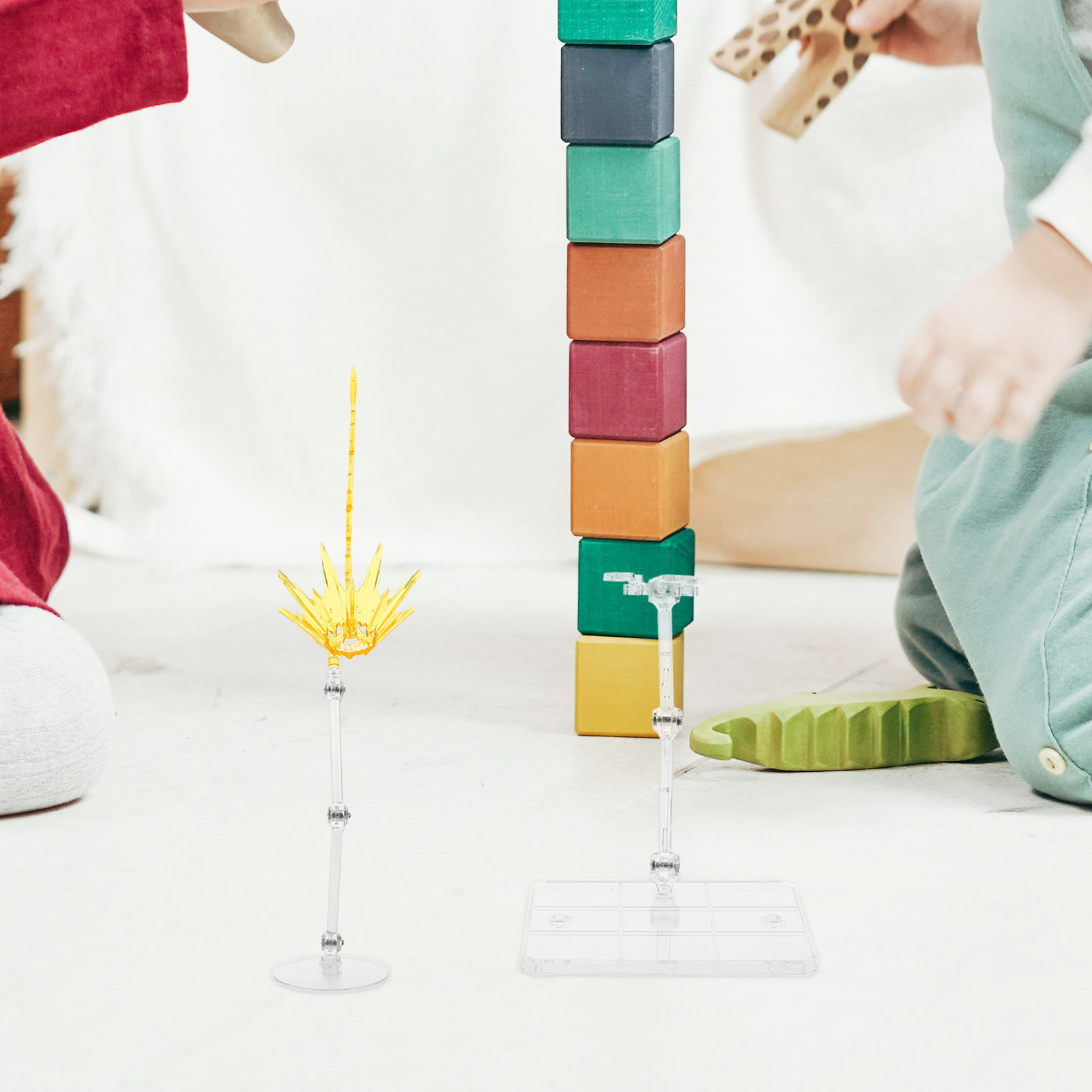 2 Buah Stand Display Efek yang - Action Figure Stand ulasan dan harga