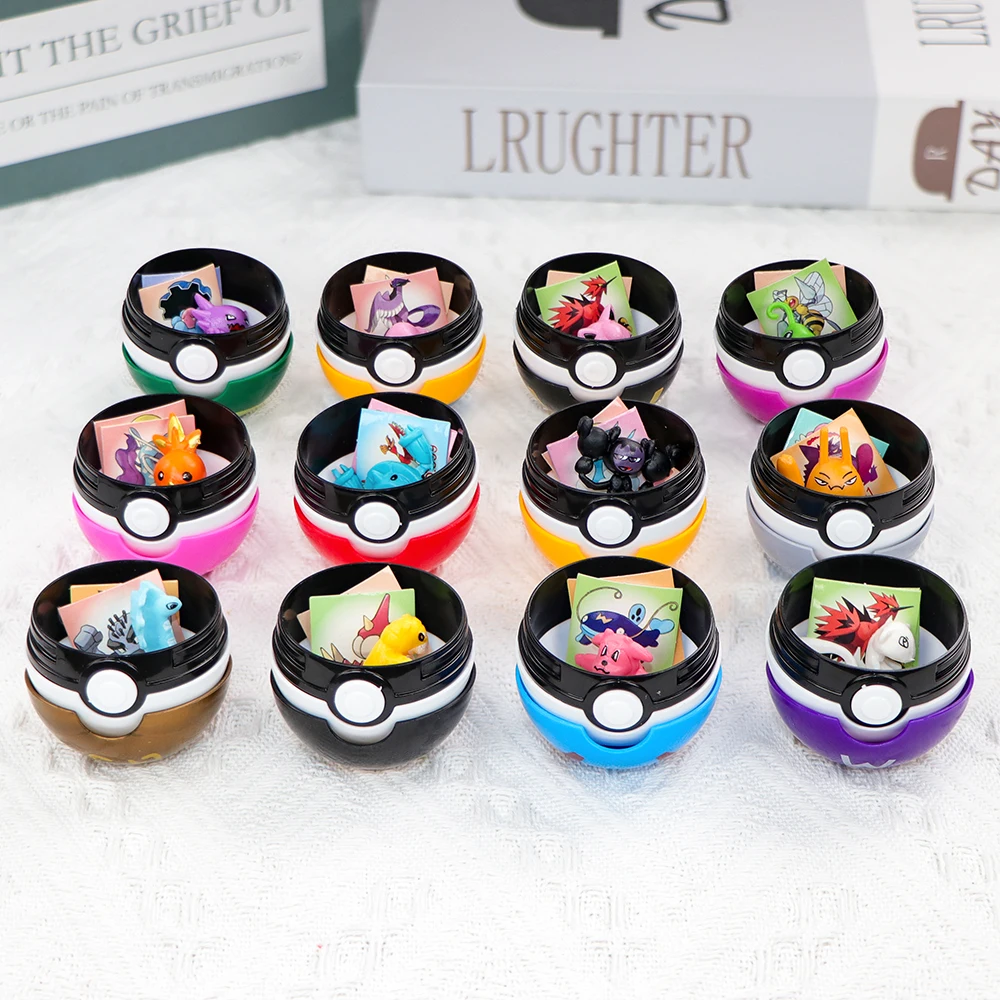 12 Buah Bola Pokemon Pokeball  - Vinyl Figure Blank ulasan dan harga