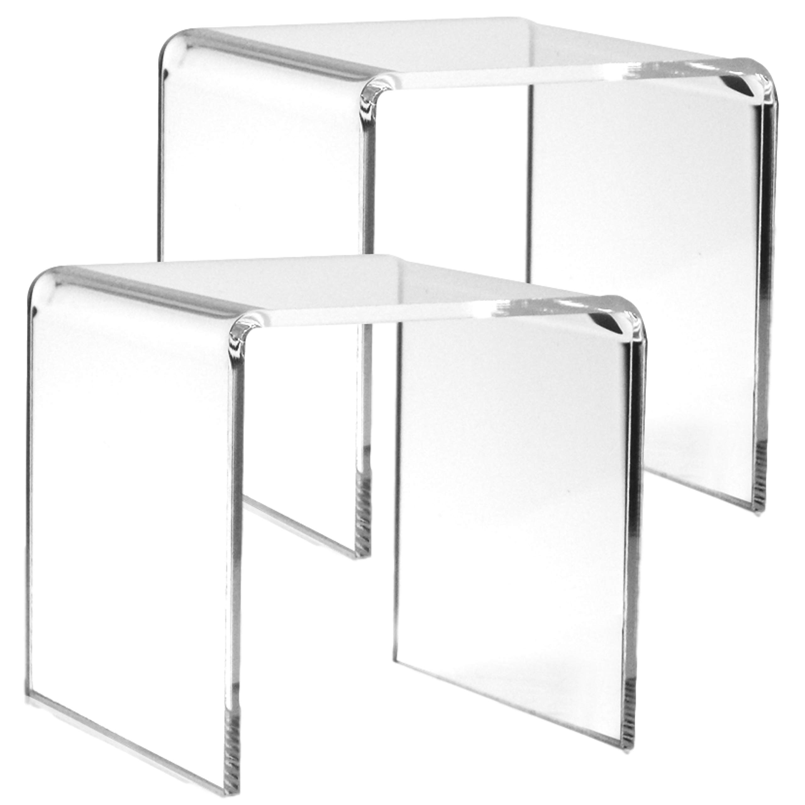 Penyangga peninggi layar akril - Pop Display Shelf ulasan dan harga