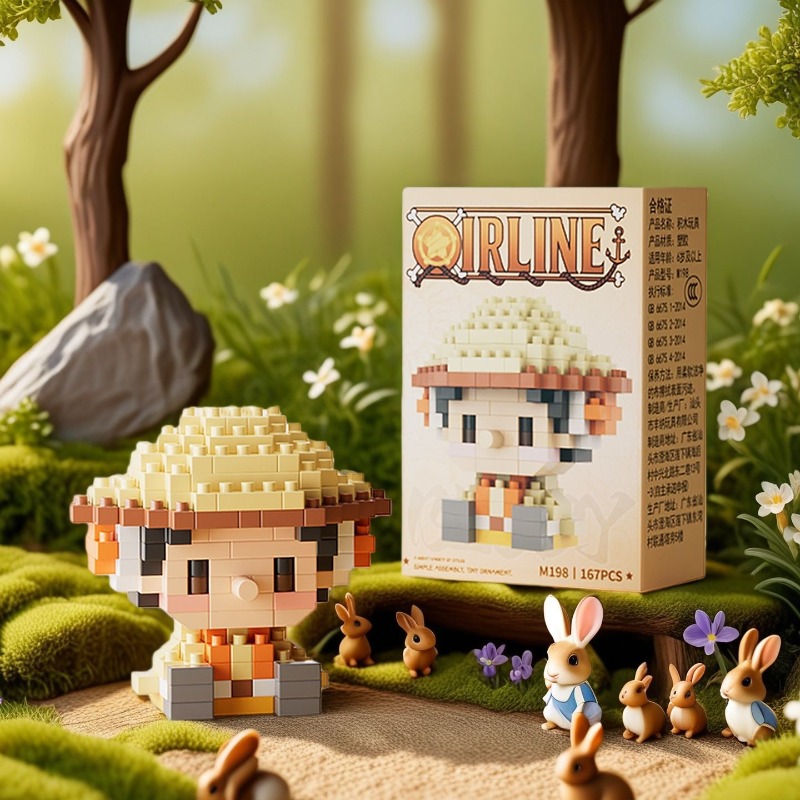 ONE PIECE Baru Sun God Nika Lu - Building Block Mini ulasan dan harga