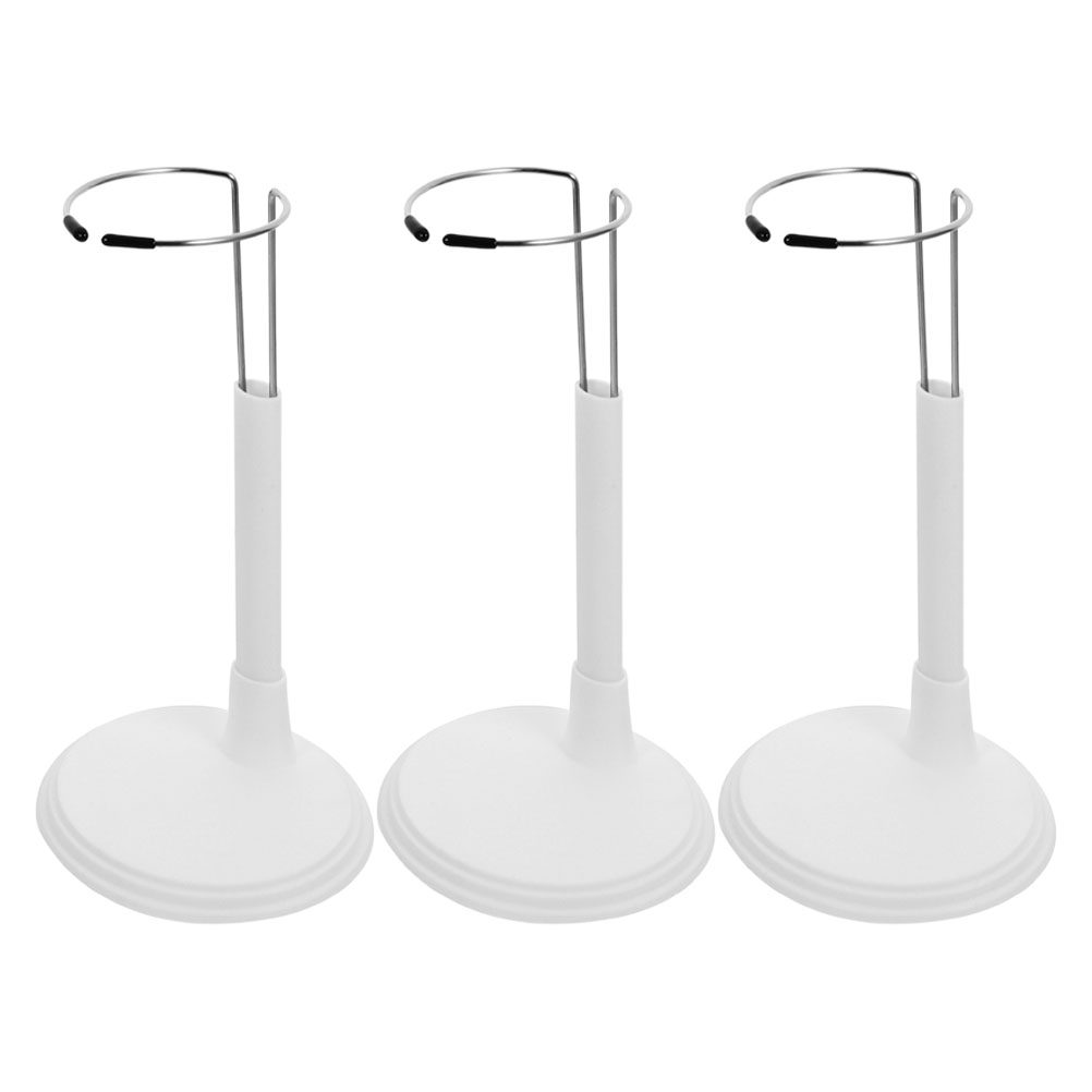 3Pcs Stand Display Plastik Put - Action Figure Stand ulasan dan harga