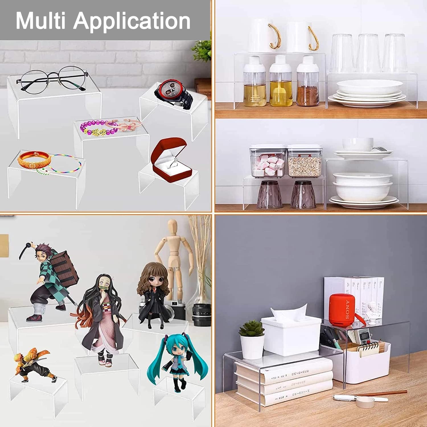 Rak Display Akrilik Bentuk U 1 - Pop Display Shelf ulasan dan harga