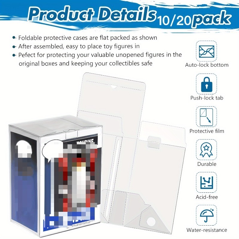 20/10-Pack Kotak Pelindung Pre - Funko Pop Protector ulasan dan harga
