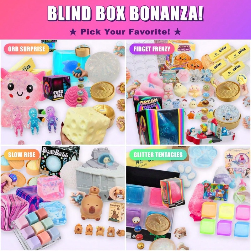 Squish Time Nee Doh Mystery Bl - Mystery Box Blind Bag ulasan dan harga