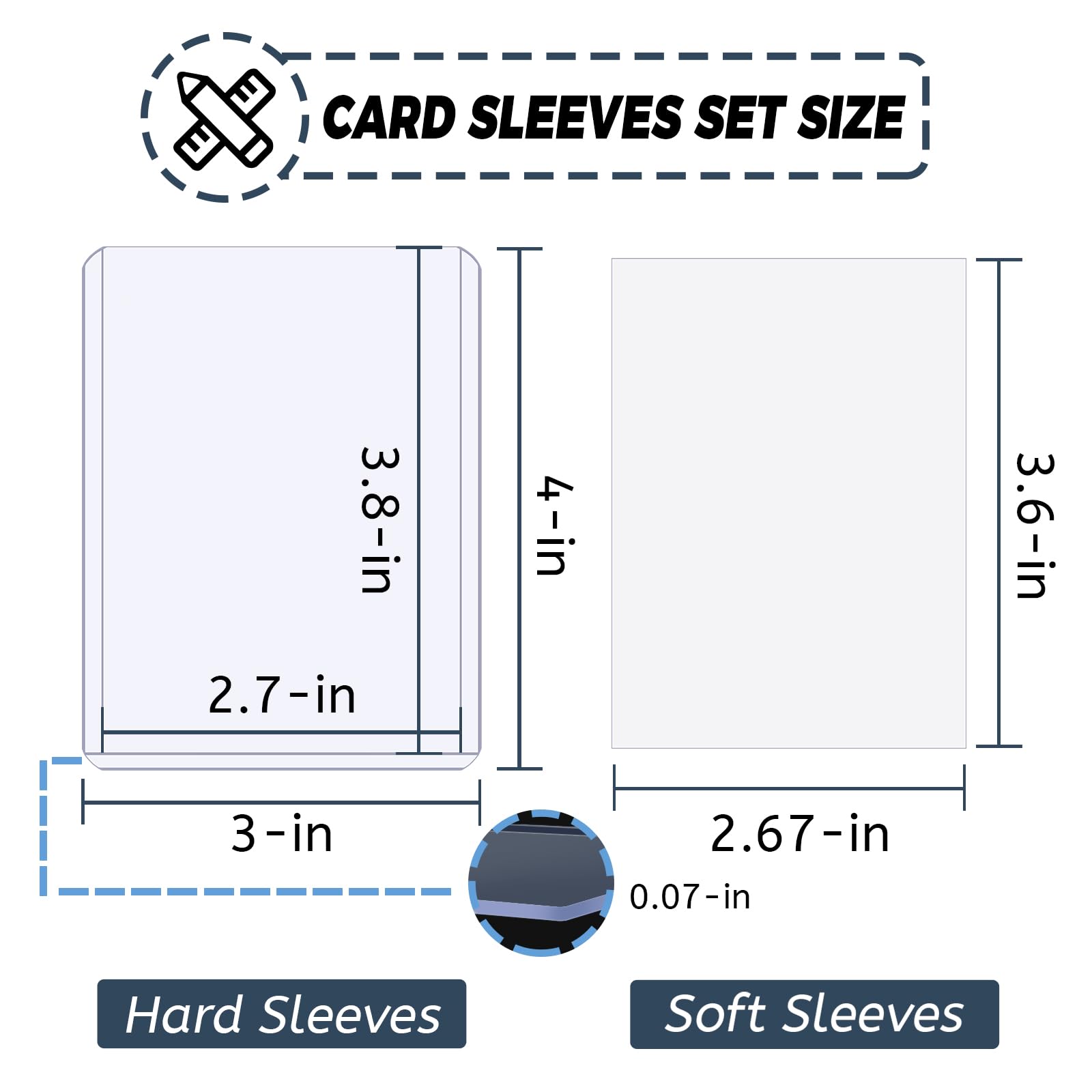 100-600 Buah Sarung Kartu Kera - Card Penny Sleeve ulasan dan harga