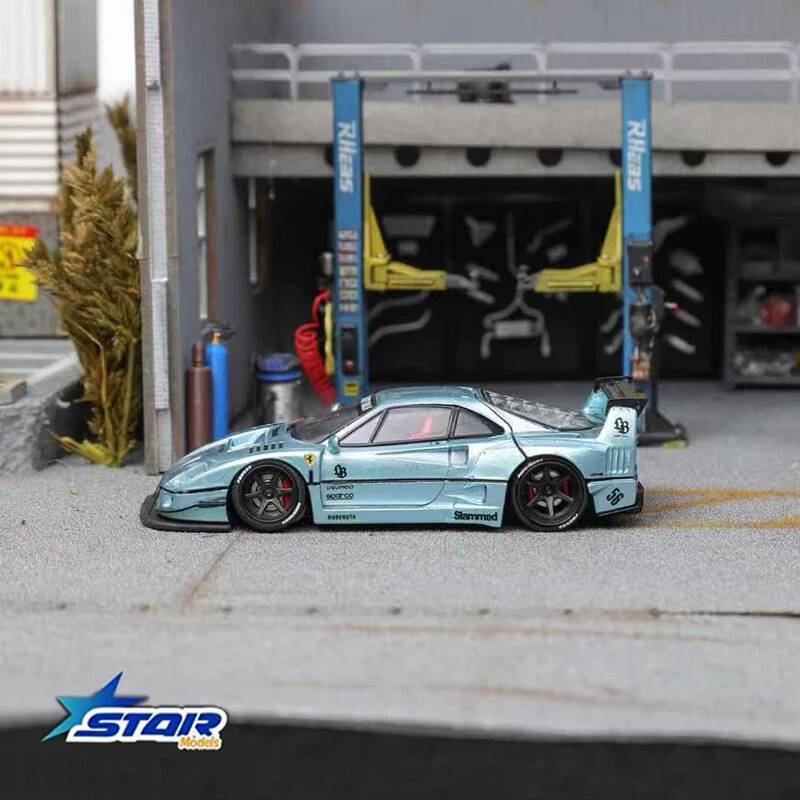 STAR 1:64 LBWK F40 Ice Blue Ma - Die Cast Car 1 64 ulasan dan harga