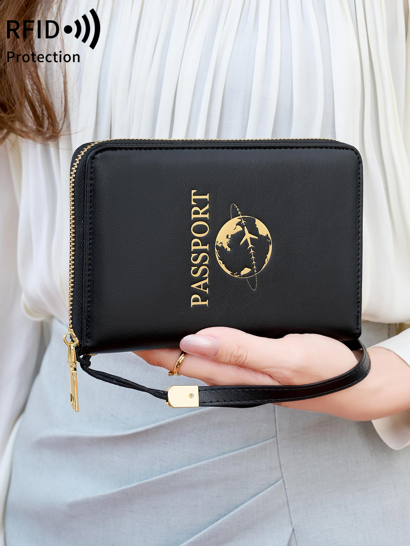 Dompet Paspor RFID Terlindung  - Card Top Loader ulasan dan harga
