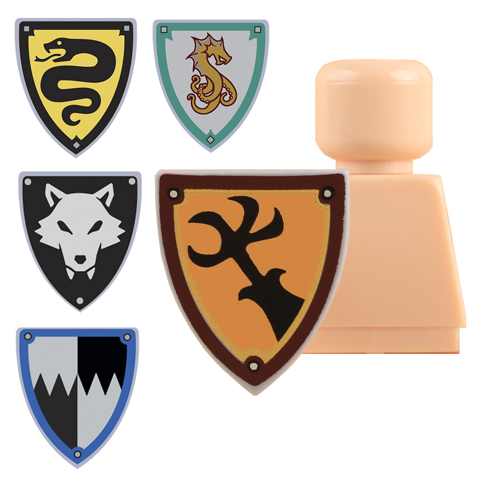 MOC Ksatria Abad Pertengahan P - Lego Minifigure Holder ulasan dan harga